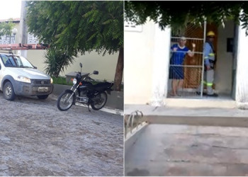 Moradores filmam Equatorial cortando energia da prefeitura de Monsenhor Hipólito